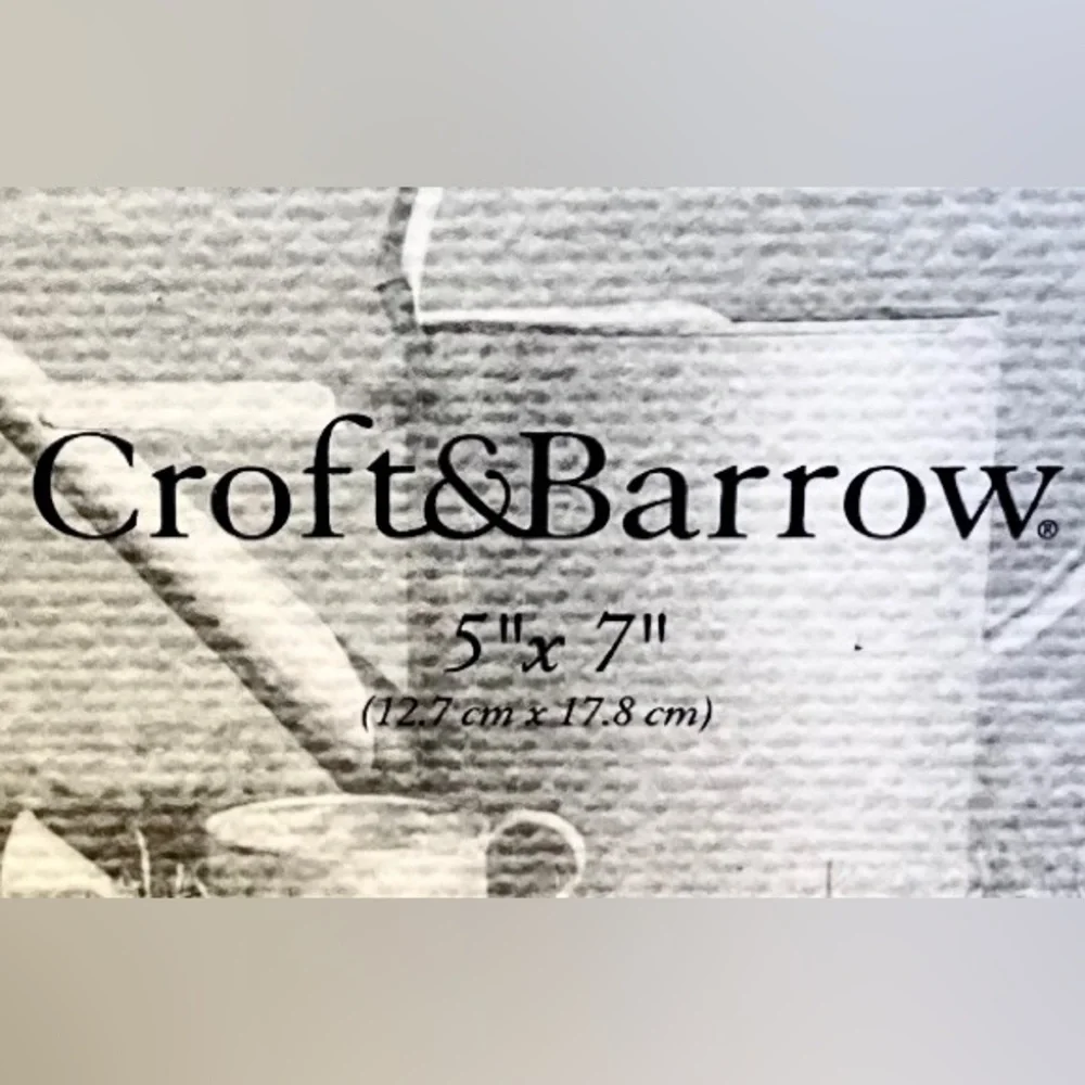Croft & Barrow Photo Frame with Metal Daisy Detail 5 x 7